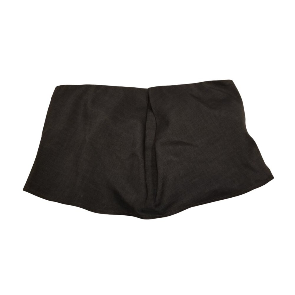En Saison Tube Top Black Denim with Pleats Small NWT Strapless Cropped
